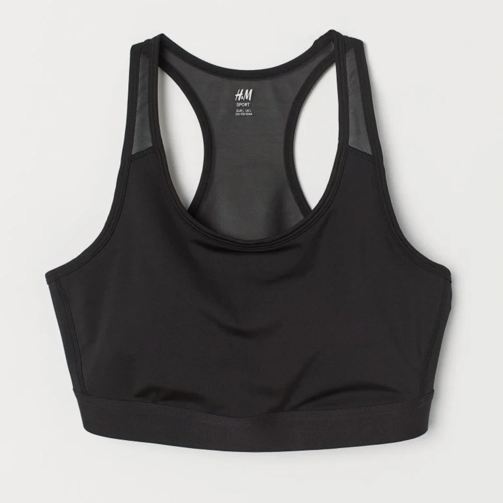 H&M High Support Sports Bra in Black